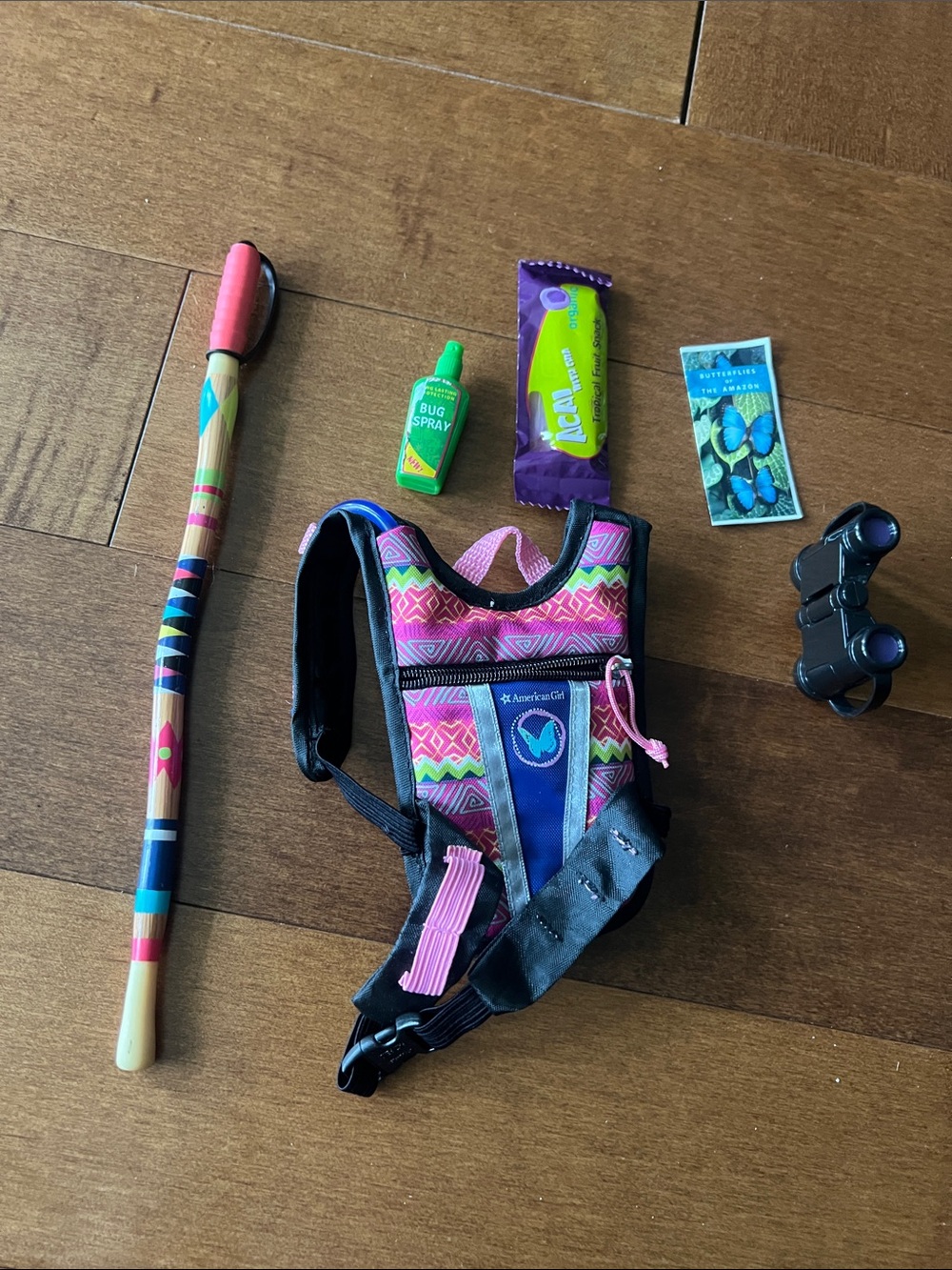 American Girl Lea walking set